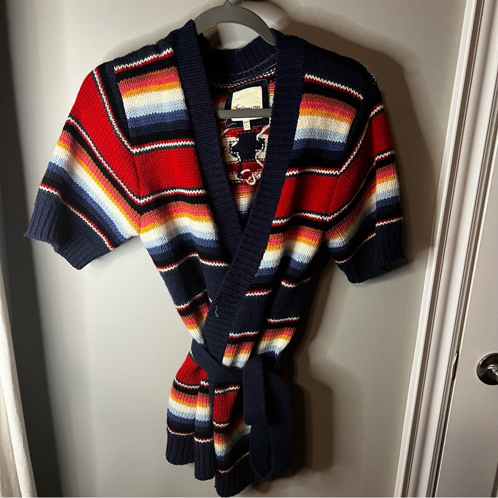 Heritage brand sweater cardigan